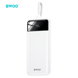 PD 22.5W THREE PORTS FOR FAST CHARGING POWER BANK 10000mAh WHITE  BO-P48W
