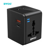 UNIVERSAL TRAVEL ADAPTER DC USB-A 3.0A + USB-C 3.1A BO-UC06