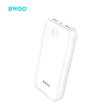 DUAL PORT CHARGING POWER BANK 20000mAh WHITE  BO-P32W