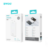 DUAL PORT CHARGING POWER BANK 10000mAh WHITE  BO-P31W