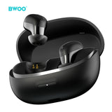 IN-EAR NOISE BLOCKING MINI WIRELESS EARBUDS BT V5.3 BLACK  BO-BW37BLK