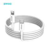 TYPE-C TO LIGHTNING CHARGING DATA CABLE WHITE  BO-X193W