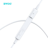 LIGHTNING WIRED EARPHONE WITH MICROPHONE  BO-HF10OR