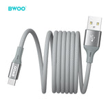 USB-A TO TYPE-C MAGNETIC CHARGING CABLE GREY  BO-X311C-GRY