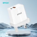 PD 20W + QC 18W DUAL PORT WALL CHARGER  BO-CDA174