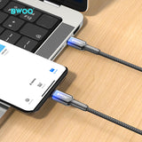 TYPE-C TO TYPE-C FAST CHARGING DATA CABLE BLACK  BO-X316C-C-BLK