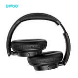 ANC NOISE REDUCTION FOLDABLE WIRELESS EARPHONES BLACK  BO-BW588BLK