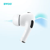 ANC NOISE REDUCTION WIRELESS EARPHONE WHITE  BO-BW10W