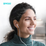 TYPE-C WIRED EARPHONE WITH MICROPHONE WHITE  BO-HF175S-W