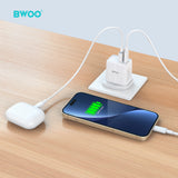 PD 20W + QC 18W DUAL PORT WALL CHARGER  BO-CDA174