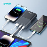 PD 30W THREE PORTS FOR FAST CHARGING POWER BANK 10000mAh GREY  BO-P68GRY