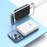 PD 20W + 15W WIRELESS MAGNETIC POWER BANK 10000mAh BLACK  BO-P59BLK