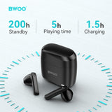 TRUE STEREO WIRELESS EARPHONE BLACK  BO-BW94BLK