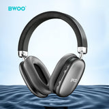 HEAVY BASS WIRELESS HEADPHONES GREY  BO-BW585GRY
