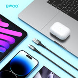 USB-A TO TYPE-C FAST CHARGING DATA CABLE 2M BLACK  BO-X288C-2M-BLK