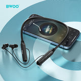 SPORTS NECKBAND EARPHONES BT VERSION 5.3 BLACK  BO-BW870BLK