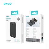 DUAL PORT CHARGING POWER BANK 20000mAh BLACK  BO-P32BLK