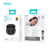 IN-EAR NOISE BLOCKING MINI WIRELESS EARBUDS BT V5.3 BLACK  BO-BW37BLK