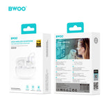 OPEN EAR CLIP-ON EARBUDS WITH ANTI-DROP DESIGN BT V5.3 WHITE  BO-BW39W