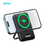 PD 20W + 15W WIRELESS MAGNETIC FAST CHARGING POWER BANK 10000mAh BLACK  BO-P33BLK