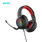 STEREO SURROUND SOUND WIRED GAMING HEADPHONE BLACK  BO-BX024BLK