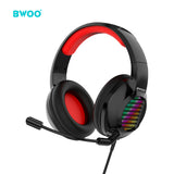STEREO SURROUND SOUND WIRED GAMING HEADPHONE BLACK  BO-BX024BLK