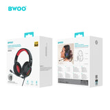 STEREO SURROUND SOUND WIRED GAMING HEADPHONE BLACK  BO-BX024BLK